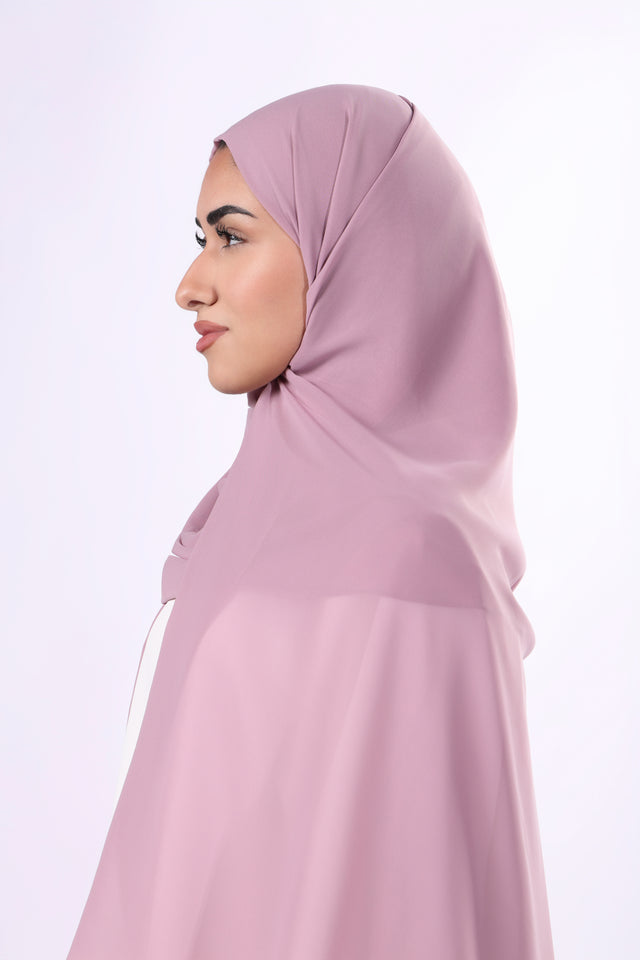 Zaha Hijab | Rose shades chiffon fabric
