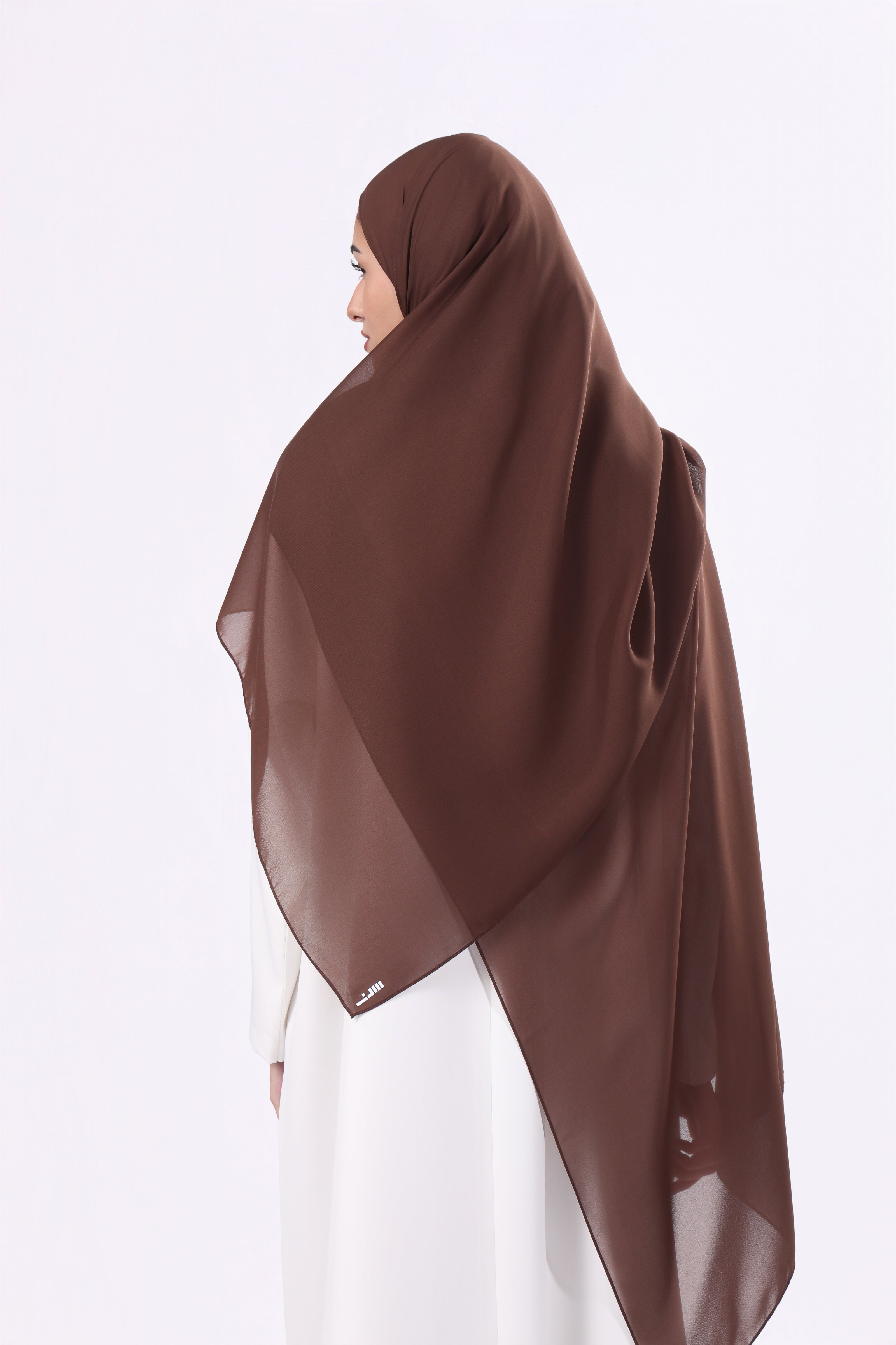 SADA Hijab | Beige shades chiffon fabric