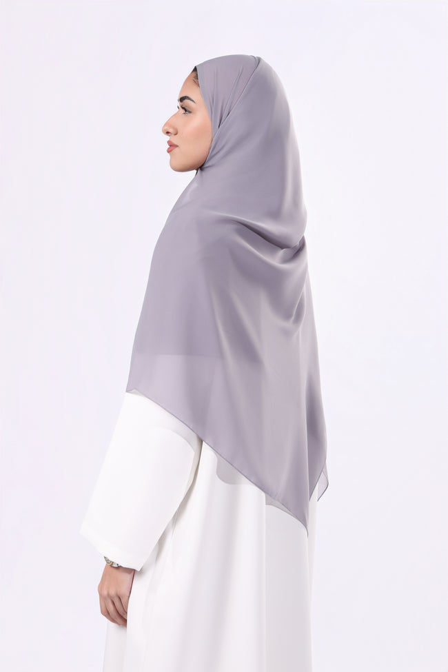 LAILA Hijab | Black & Gray Shades