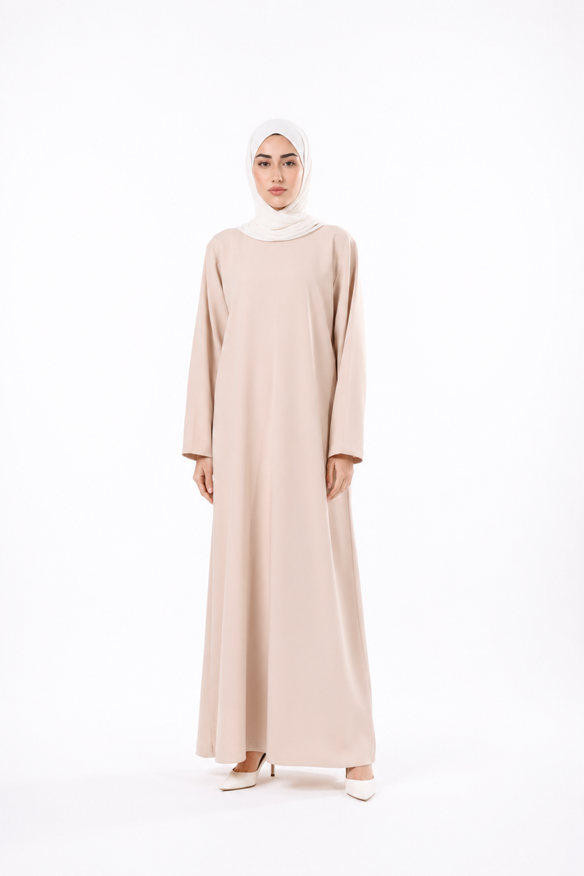 Barbie Crepe Under Abaya Dress