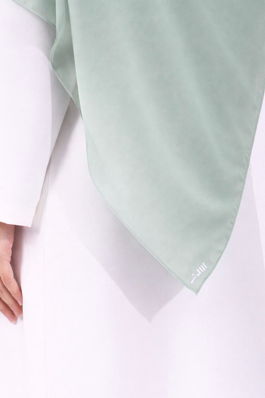 Nada Hijab | Green shades chiffon fabric