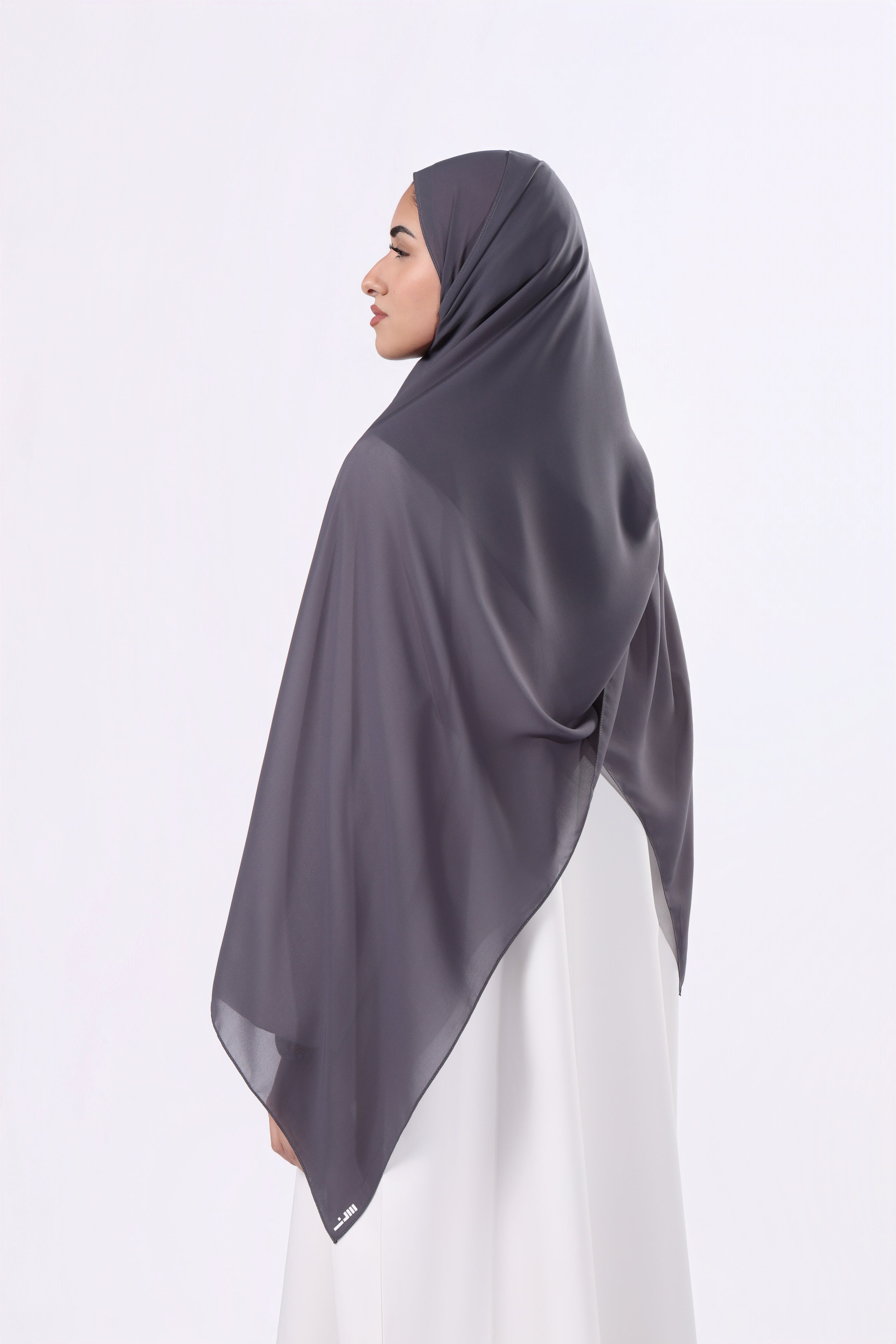 LAILA Hijab | Black & Gray Shades